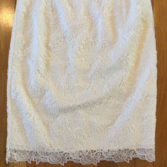 White House Black Market Lace Sheath Dress Size 10 - Picture 2 of 10